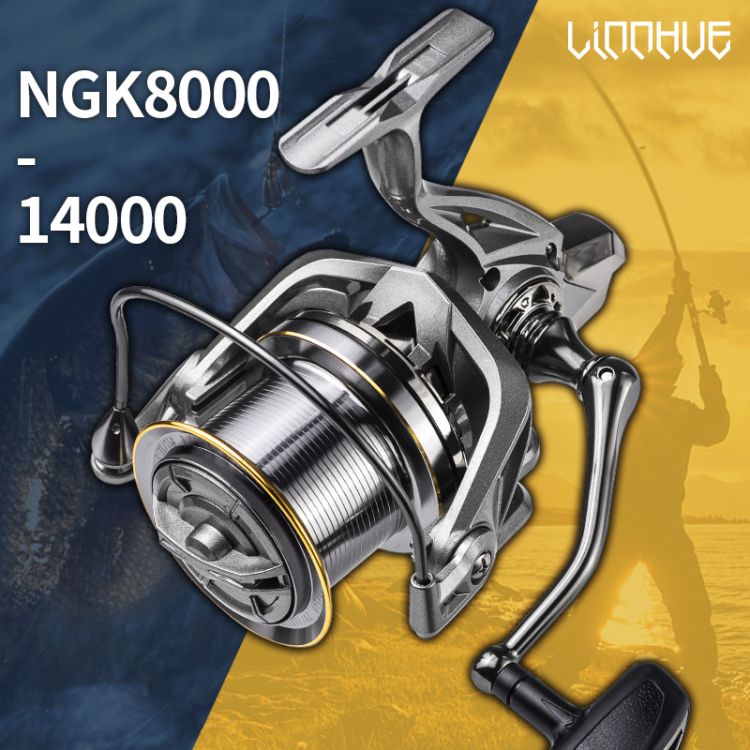 Big Spinning Fishing Reel 8000 9000 10000 12000 14000 Reel Drag 20KG Powerful Reel Saltwater Fresh Water Fishing Pesca